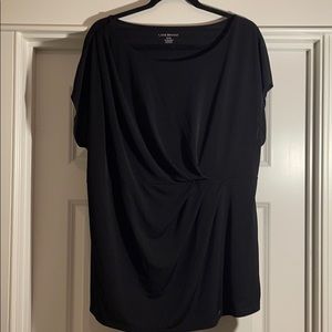🔥CCO Lane Bryant 22/24 Plus Size Black Blouse 🔥
